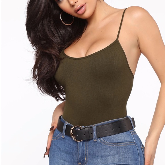 Fashion Nova Tops - 🥀DONATING 3/15 Sophia Ribbed Seamless Tank Scoop Neck